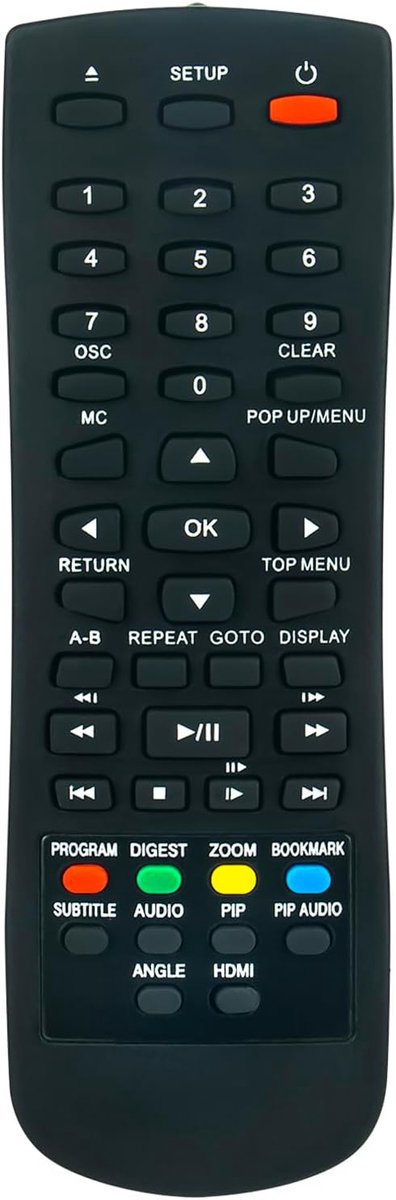 ALLIMITY Remote Control Replacement suitable for Toshiba Blu Ray Player SE-R0420 BDX1300KE BDX1300 SER0420 - ShopVlot