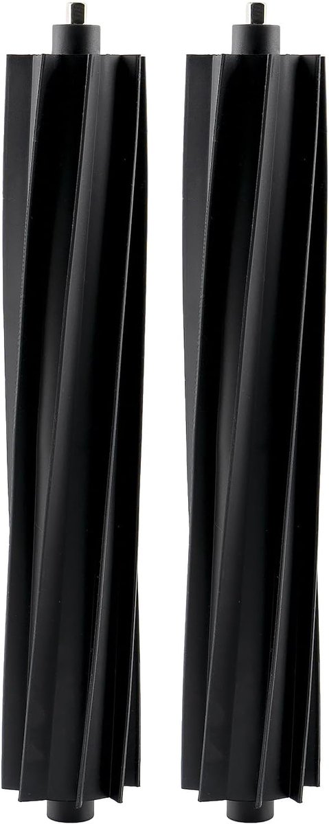 (2 Pack) X2 Omni Rubber Roller Brush Head Brushes, Compatible with Ecovacs Deebot X2 Omni/X2 Pro/X2 Robot Vacuum - ShopVlot