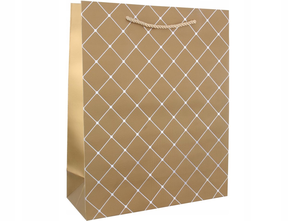 Luxe Gecouponde Cadeautas 26x32x10 cm - Perfect voor Verjaardagen
