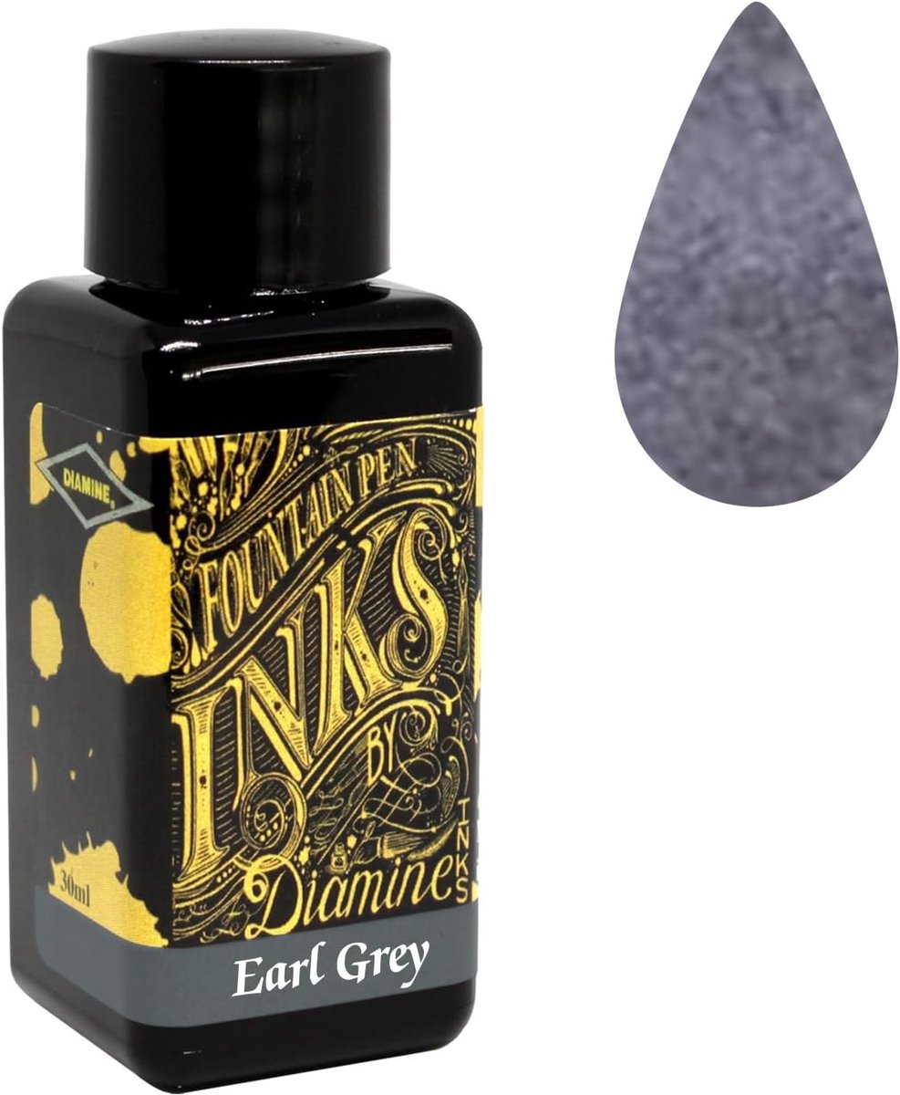 Vulpeninkt 30ml - Earl Grey - Handgemaakt - Geschikt voor alle vulpennen - ShopVlot
