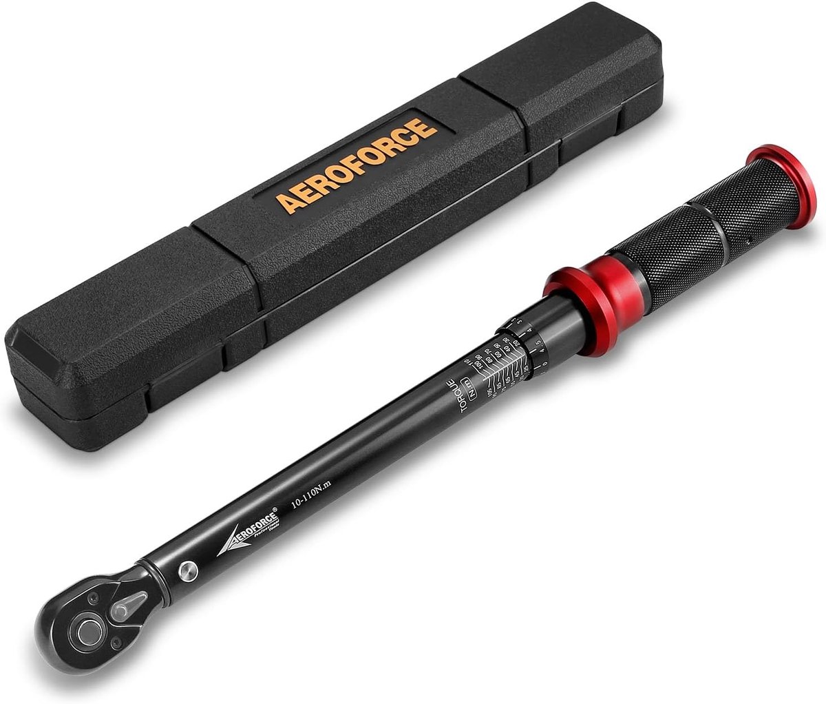 Momentsleutel 3/8 inch 10-110 Nm - Dubbel richting omkeerbaar - ± 3% foutmarge - Perfect voor motoren en auto's - ShopVlot