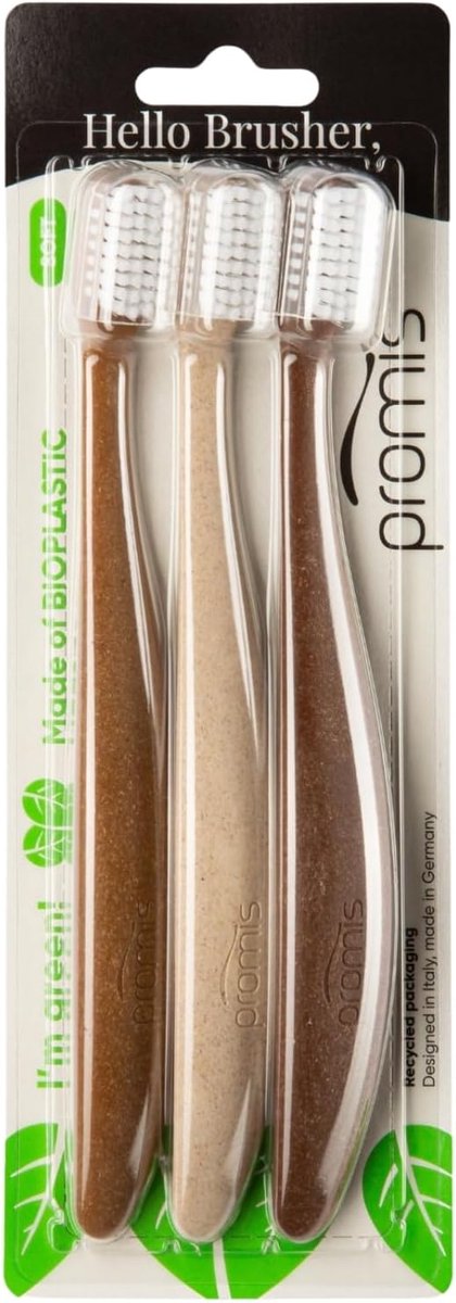 Tandenborstel Soft - Bioplastic - Ergonomisch Handvat - Duurzaam Gebruik - ShopVlot