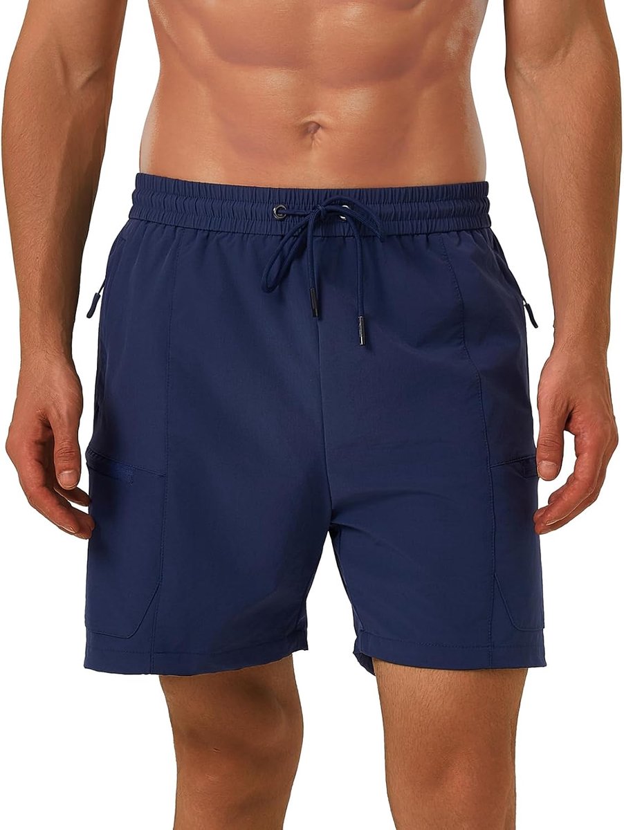Badbroek voor mannen - met rits - meshvoering - comfortabel en stijlvol - ShopVlot