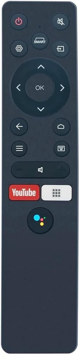 Vervangende afstandsbediening - compatibel met TELEFUNKEN Smart TV - gebruiksvriendelijk - geen installatie nodig - ShopVlot