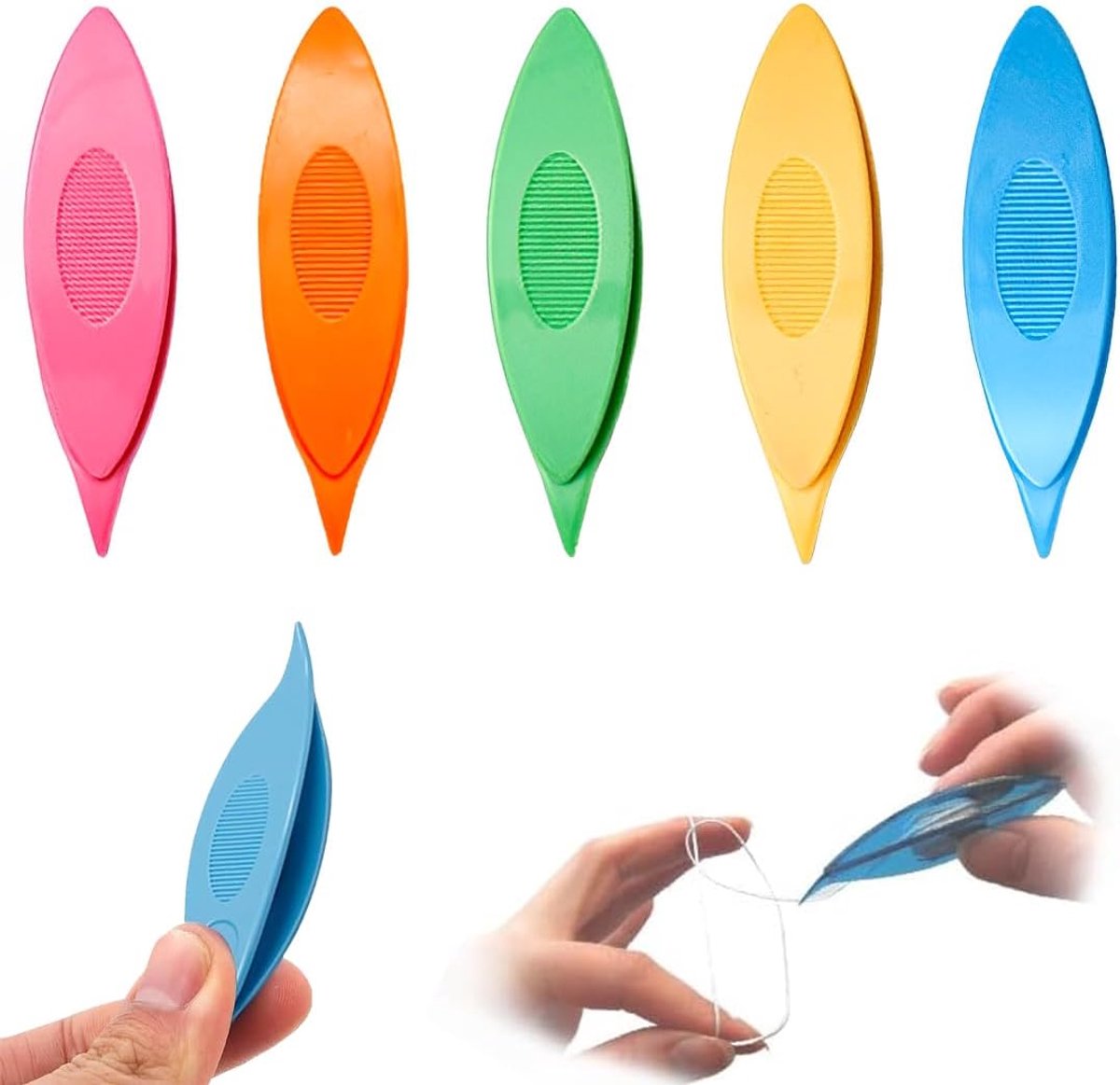 Set van 5 shuttlecocks voor kantnaaien - kleurrijke shuttles - gebruiksvriendelijk - perfect voor creatievelingen - ShopVlot