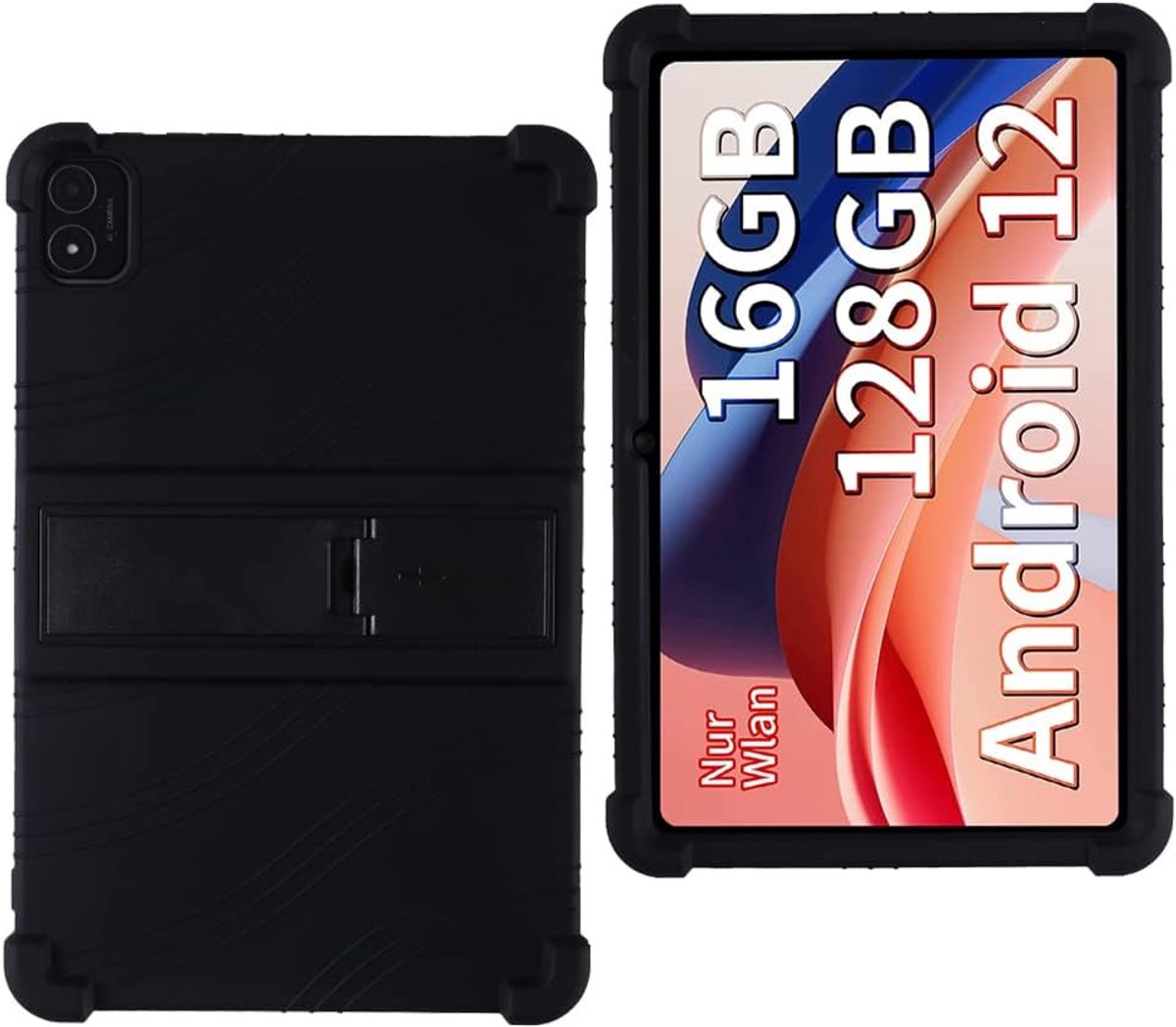 Case voor Teclast T40S 10.4 inch - Aanpasbare zachte silicone - Kindvriendelijk en beschermend - ShopVlot