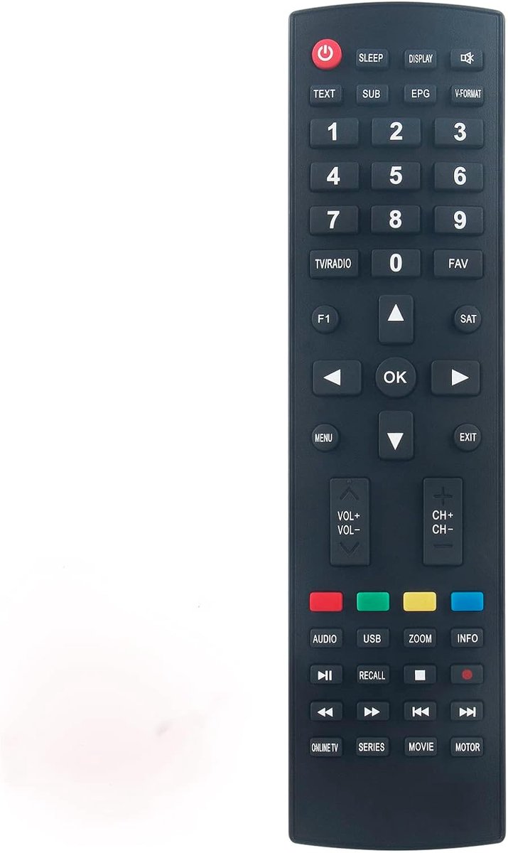 Afstandsbediening vervangend - Compatibel met iStar IPTV ontvangers - Eenvoudige bediening zonder programmeren - ShopVlot