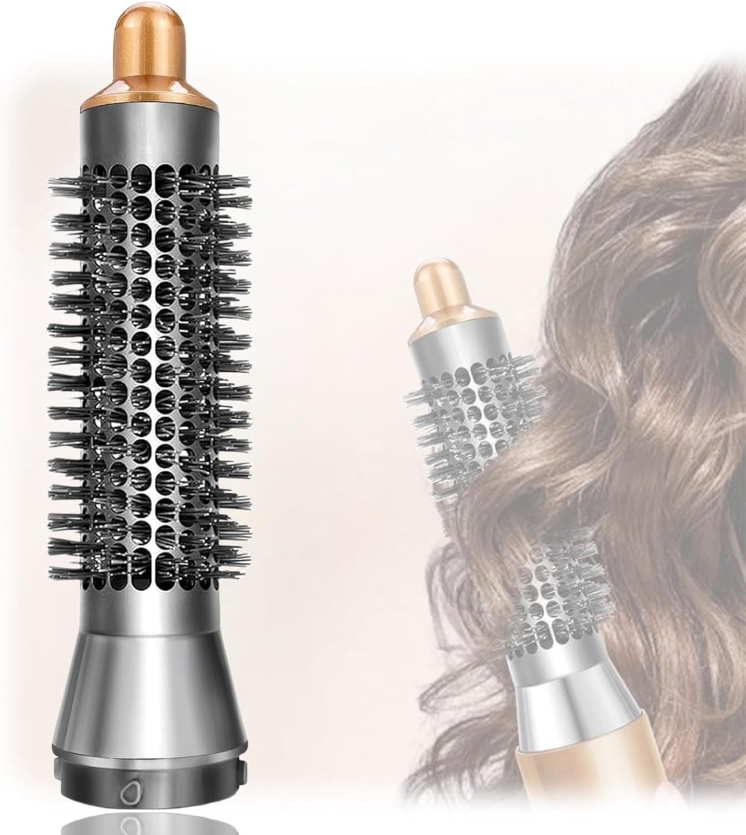 SnelShoppen - Ronde Volume Borstel Voor Dysen, Multi-Styler Borstel 20 mm, Grote Volumizer Voor Slap Haar, Perfect Voor Styling En Volume, Ideaal Voor