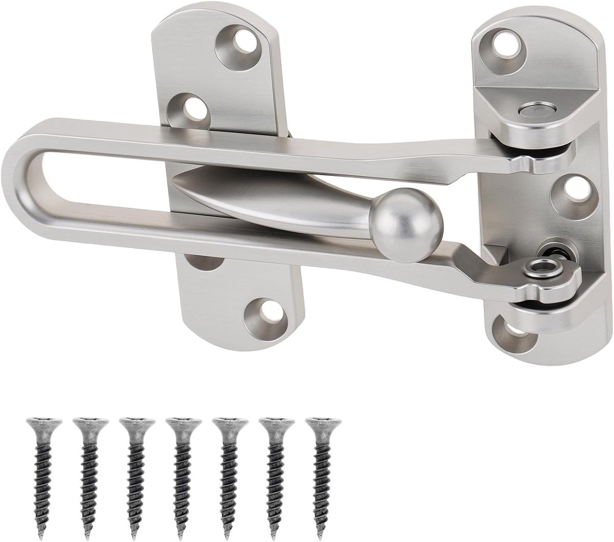 Deurslot Latch - Duurzaam Zinklegering - Beveiliging voor Voor- en Achterdeur - Extra Veiligheid voor Thuis - SnelShoppen