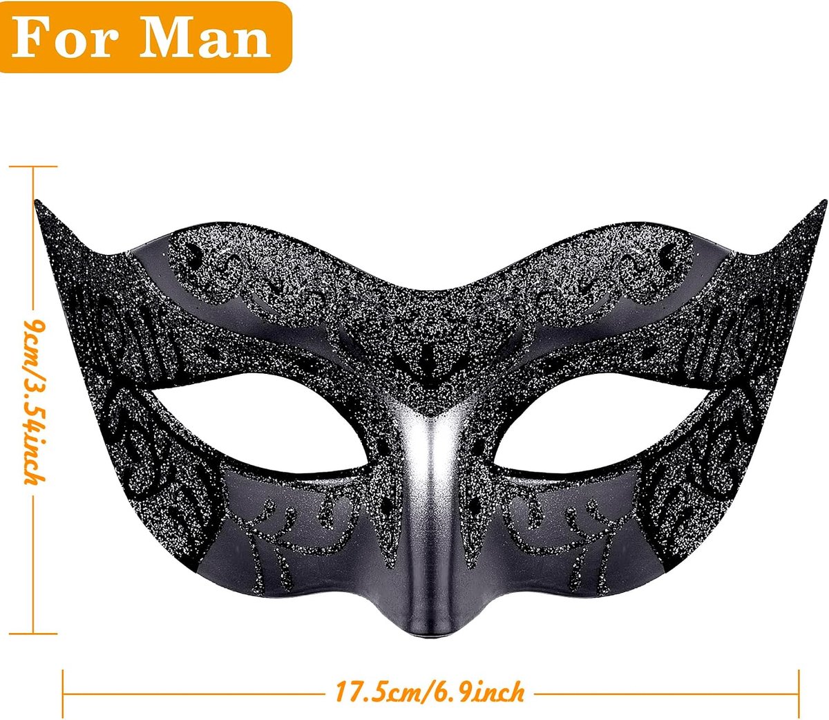 Venetiaans masker set van 2 - elegante decoratie - perfect voor feesten - SnelShoppen