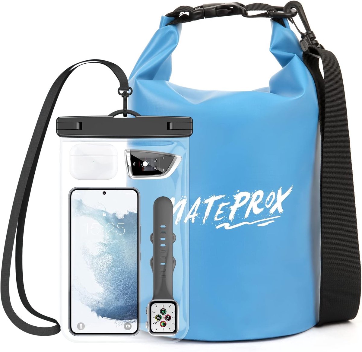 Waterdichte droogzak 5L/10L/20L - drijvend rol-top ontwerp - geschikt voor kajakken - SnelShoppen
