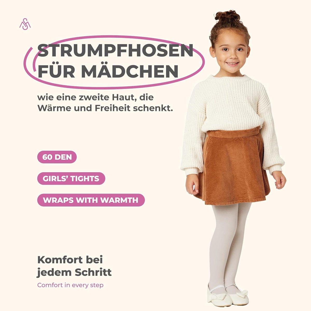 Kindermicrofiberpanty 60 DEN - Zacht en comfortabel - Ideaal voor elke gelegenheid - SnelShoppen