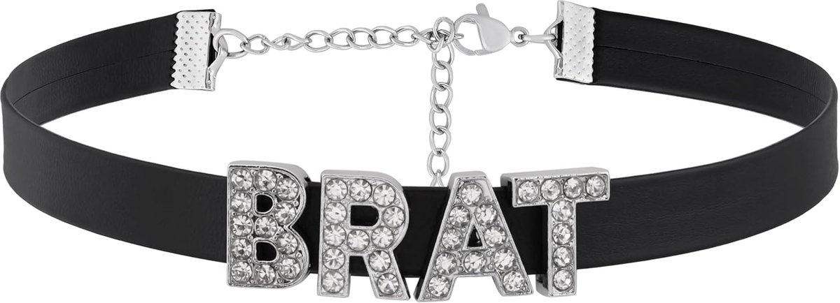 Gothic choker 12,6 inch - zwart PU leer - stainless steel - trendy accessoire voor elke outfit - SnelShoppen