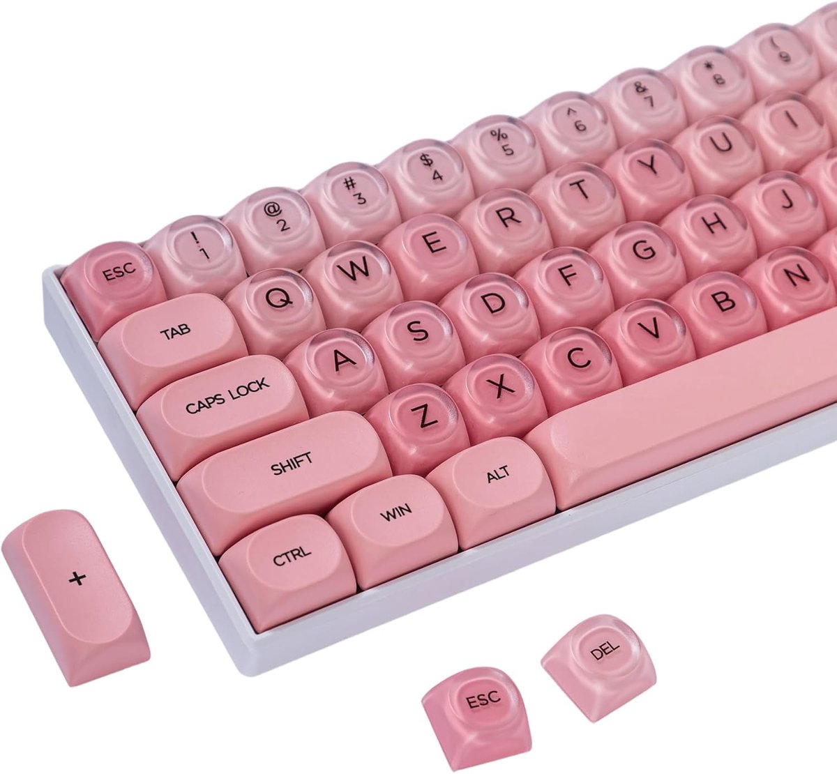 Mechanisch Toetsenbord 132 Toetsen - PBT Dubbelshot Keycaps - HOA Profiel - Ideaal voor Gaming en DIY - SnelShoppen