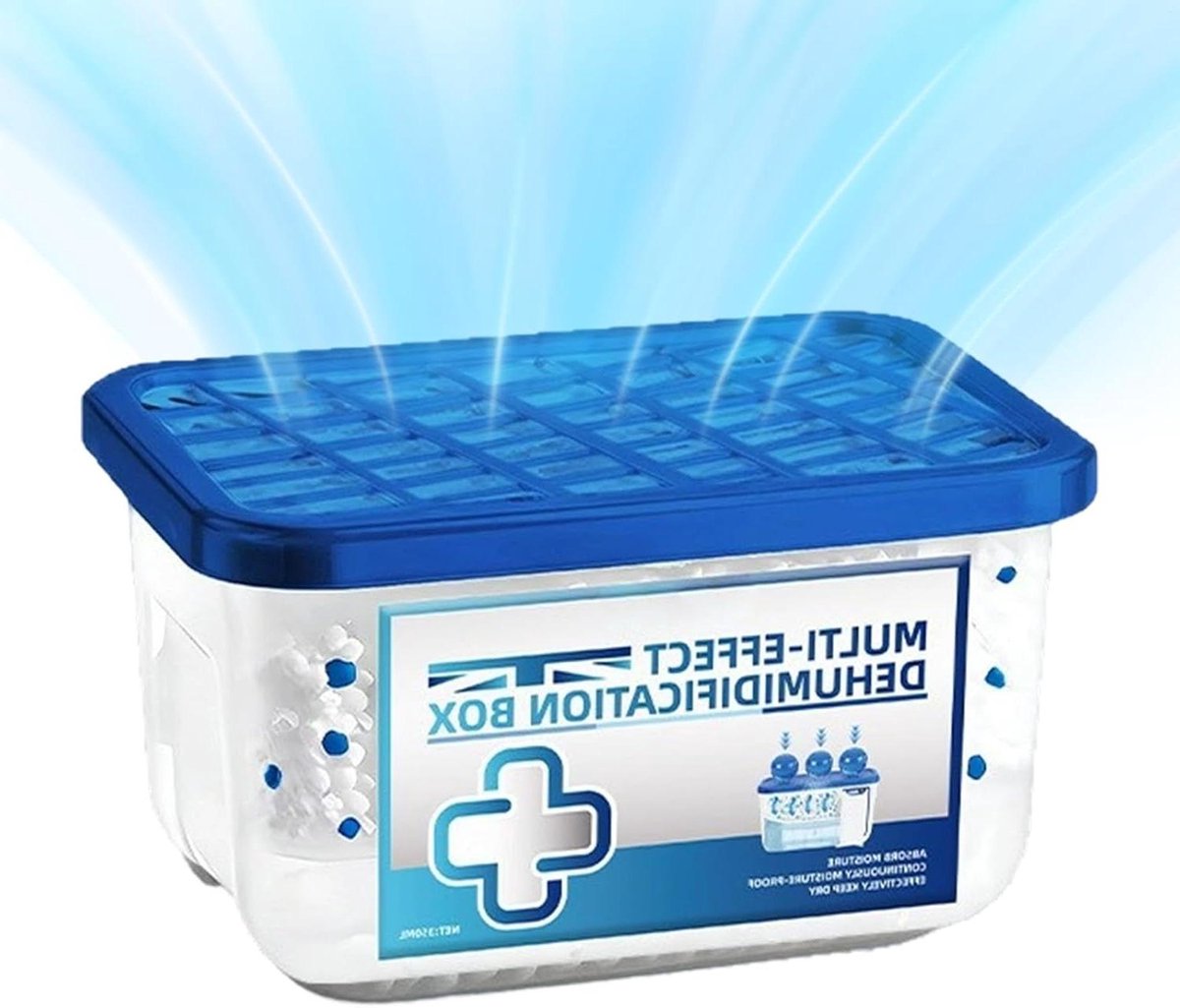 Luchtzuiveringsbox - Luchtreiniger Verfrisser - Frisse Lucht Creëren - Zelfonderhoudend Systeem - 8.2B x 8H cm - Enkele Attribuut