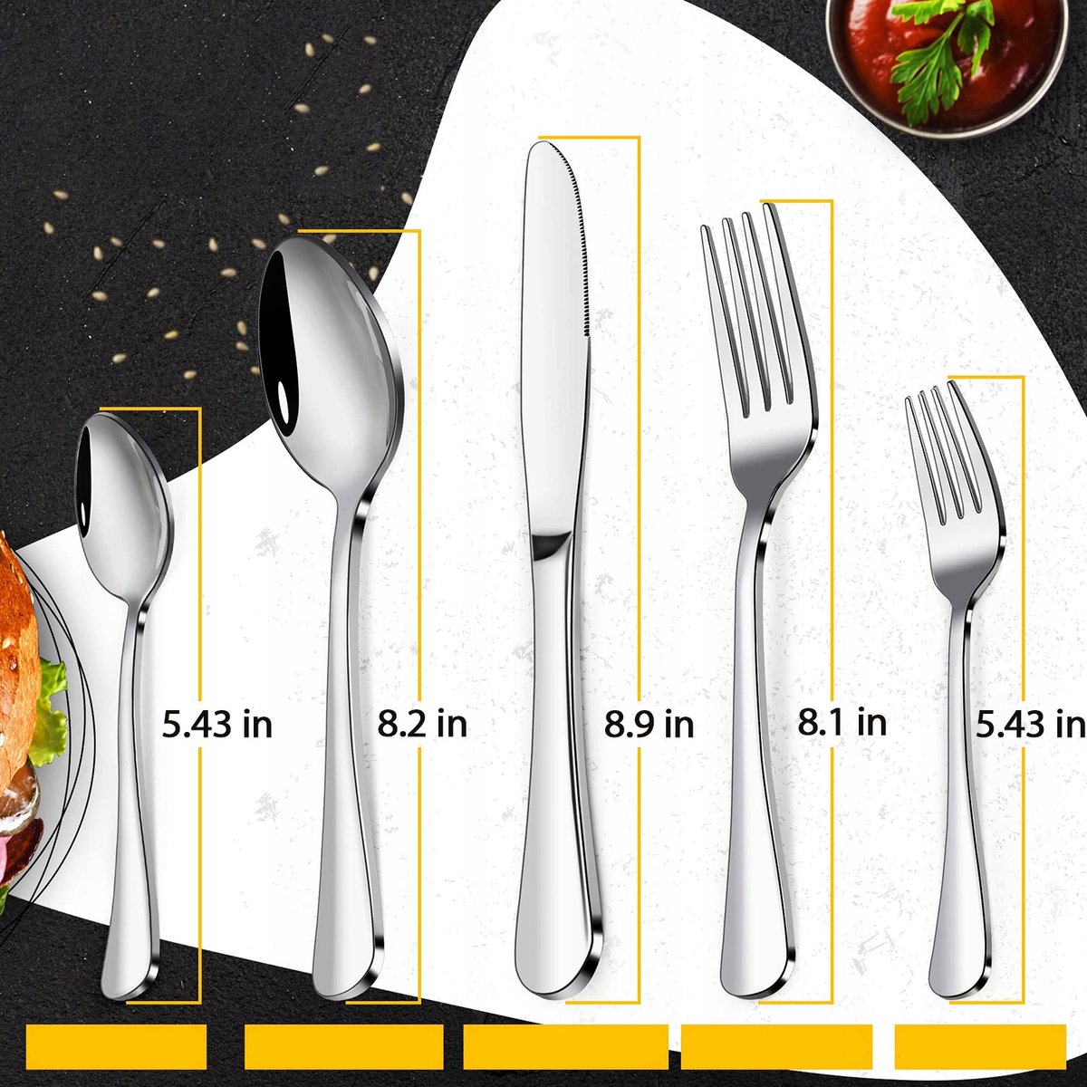 30-delig Bestekset RVS voor 6 Personen - Luxe & Vaatwasmachinebestendig