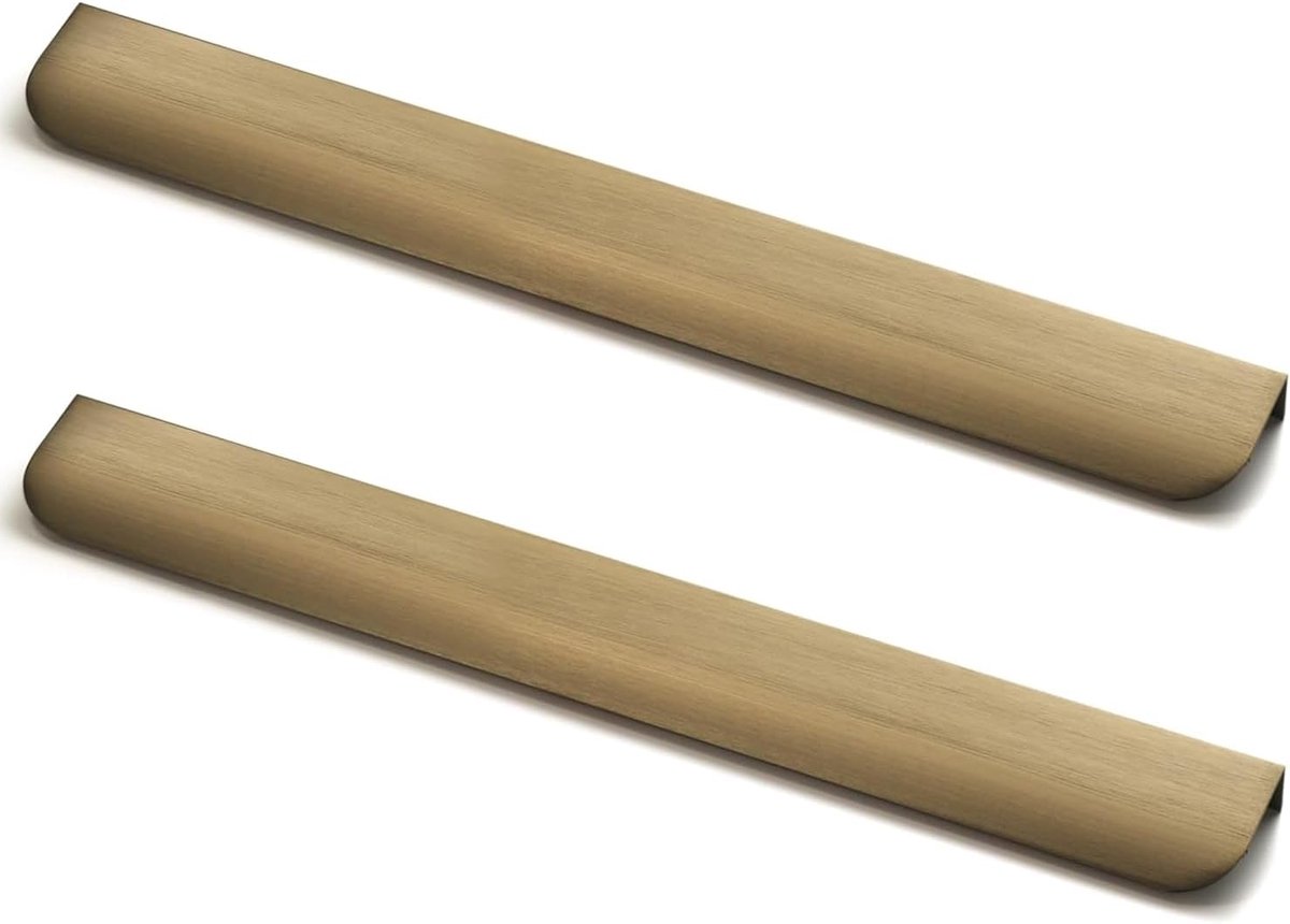 6 stuks Verborgen kastgrepen gouden deurgrepen aluminiumlegering Lengte 400mm,Gatencentra 320mm