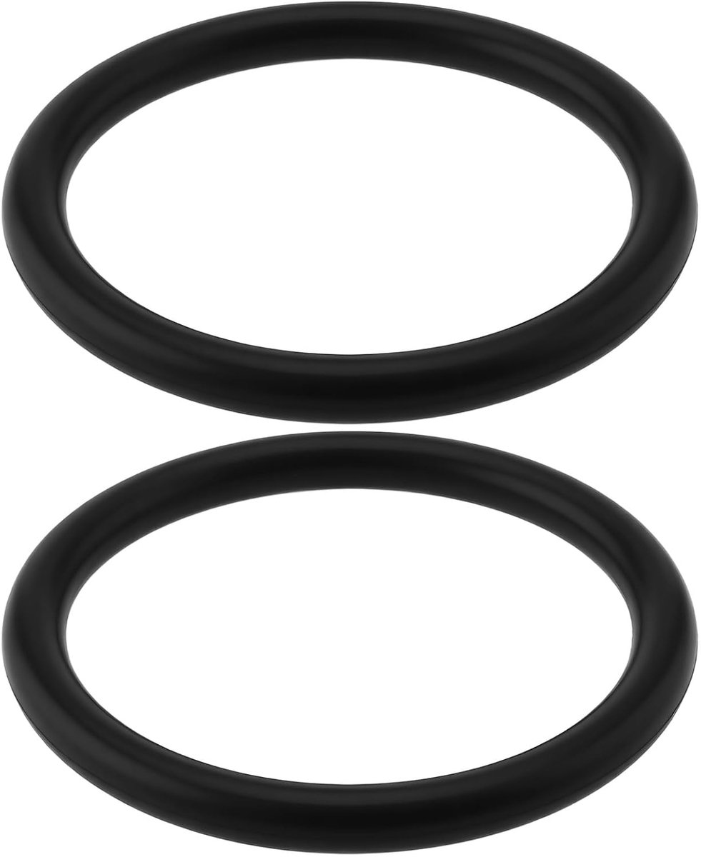 2X spoelslang afdichtring 362769001 55x45x5mm compatibel met Geberit UP Cisterne Zwart
