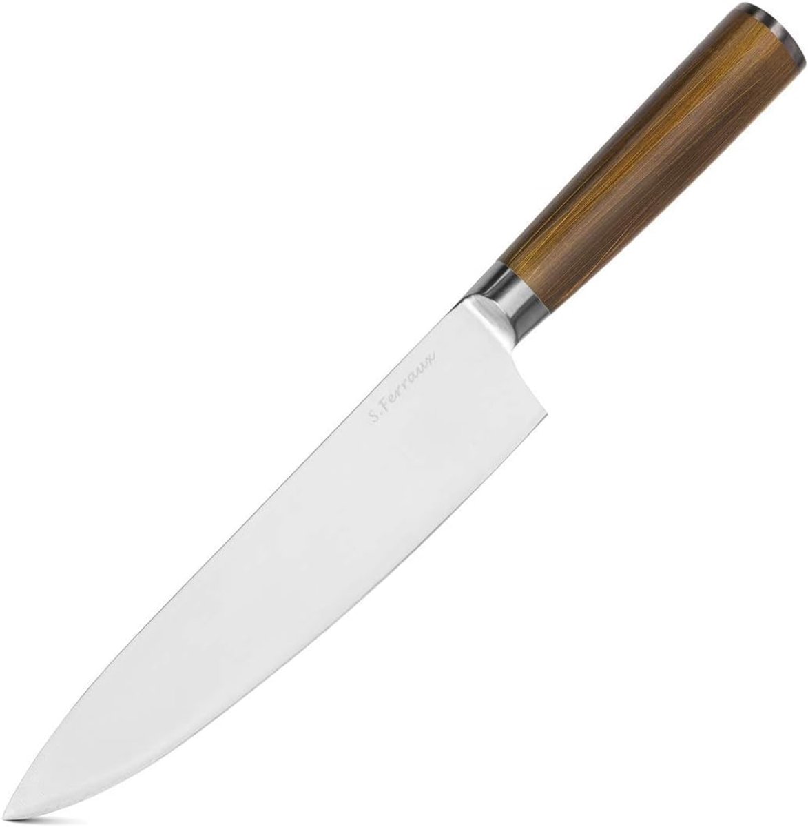 Koksmes 20 cm - RVS - Japans design - Perfect voor professionele koks - SnelShoppen