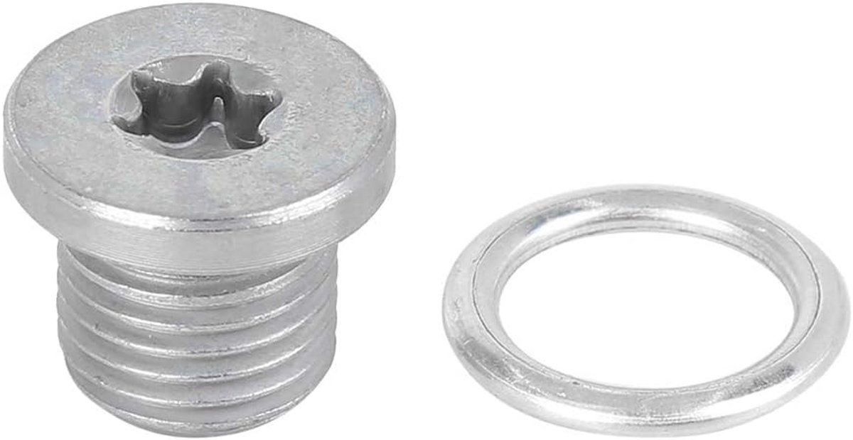 Afvoerdop M14 x 1,5 schroeven voor auto, motor, oliebehuizing met afdichting voor VW Golf 6 Passat Polo Tiguan