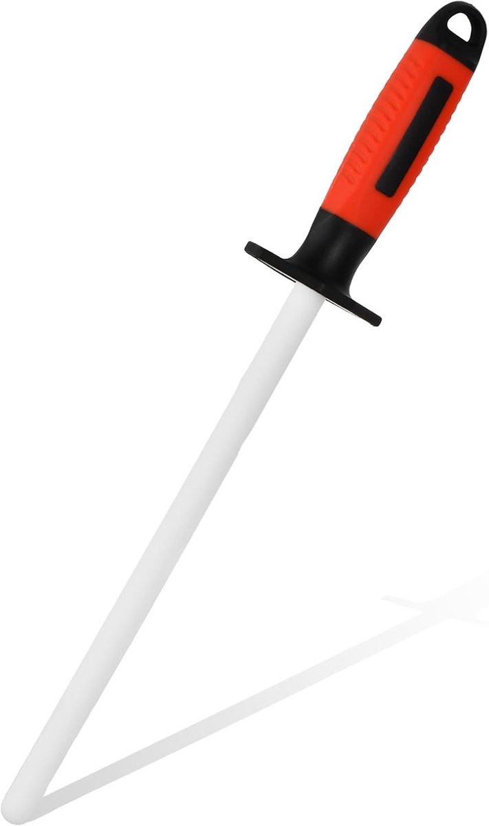Keramische slijpstaaf (korrel 400/1000), keukenmes-slijpstaaf 39 cm, gemaakt van fijn keramiek, diamant slijpstaaf messenslijper voor grove en fijne honen
