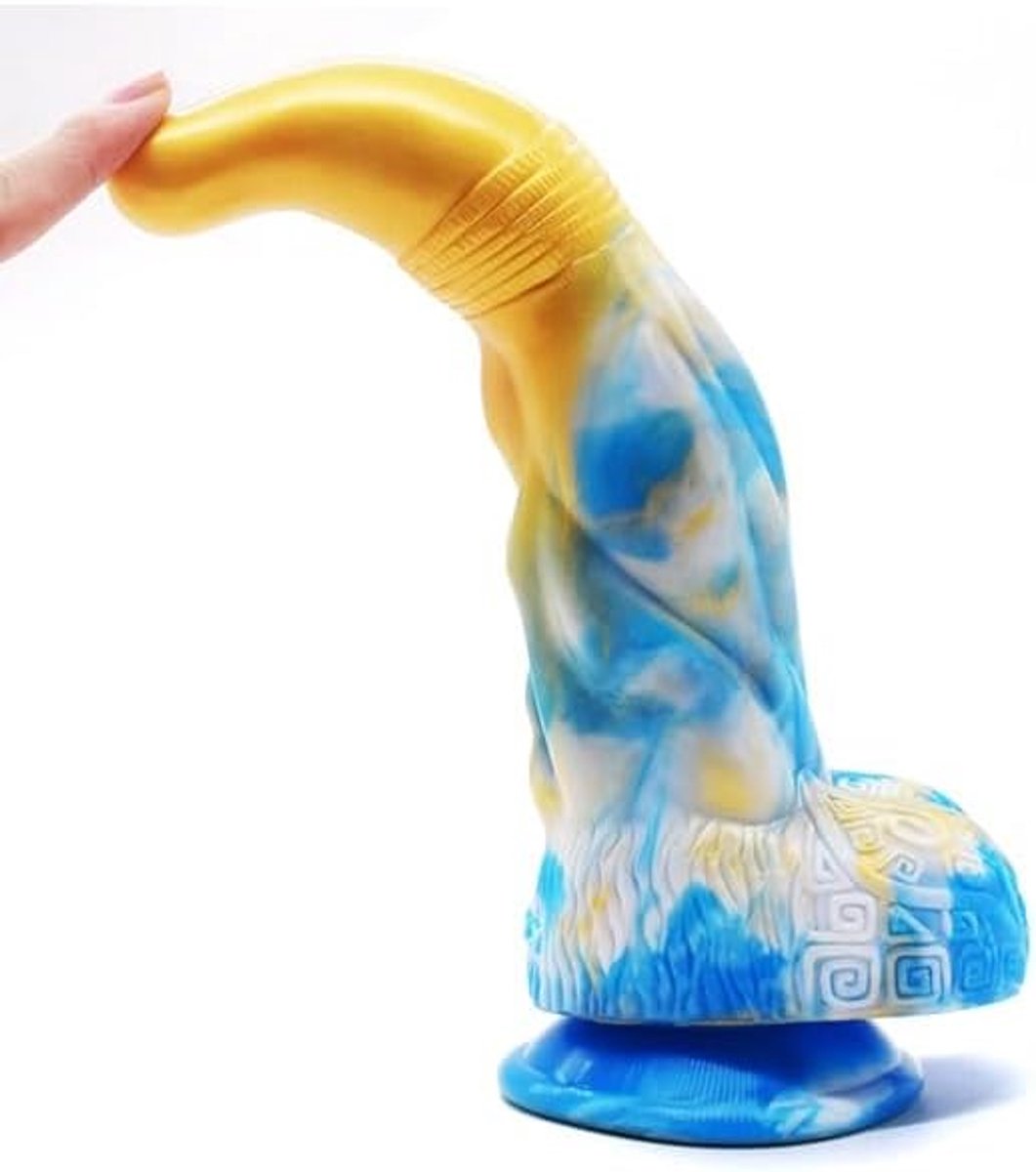 Dildo Dragons KuiNeo - Realistisch ontwerp - Flexibel materiaal - Voor intense sensaties - SnelShoppen