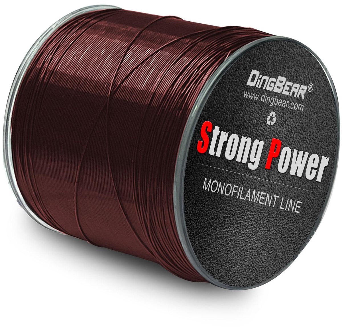 Vislijn Monofilament 500 m - Rode Nylon - Sterke Spanning 25LB - Ideaal voor zoetwatervissen - SnelShoppen