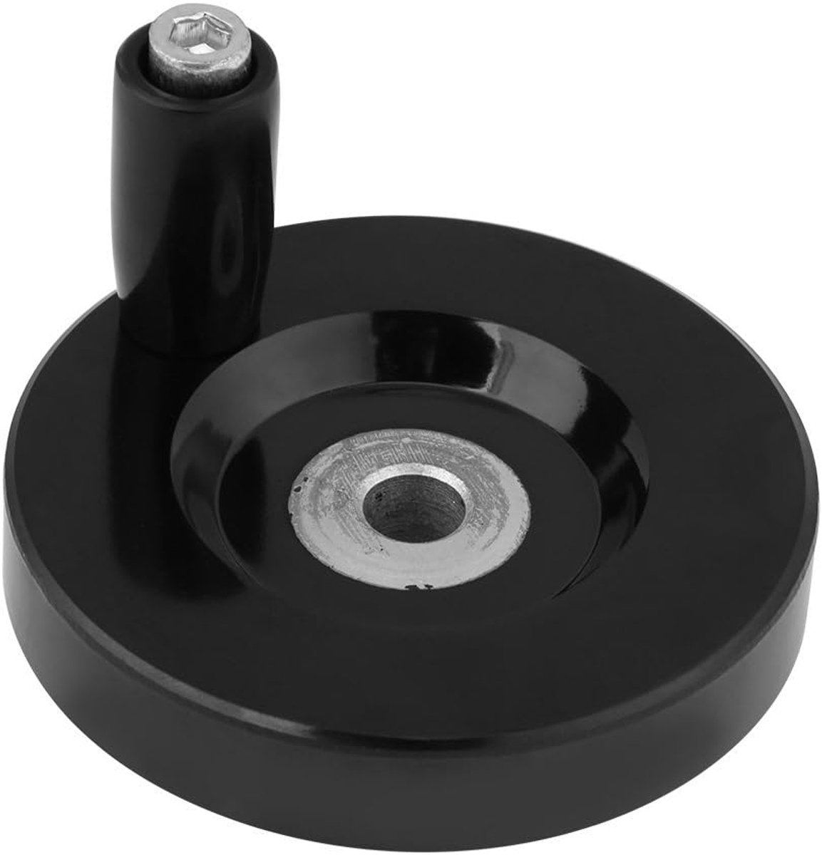 Handwiel voor Freesmachines en Draaibanken Bakeliet Zwart 8x63mm Draaibaar met Verwijderbare Handgreep