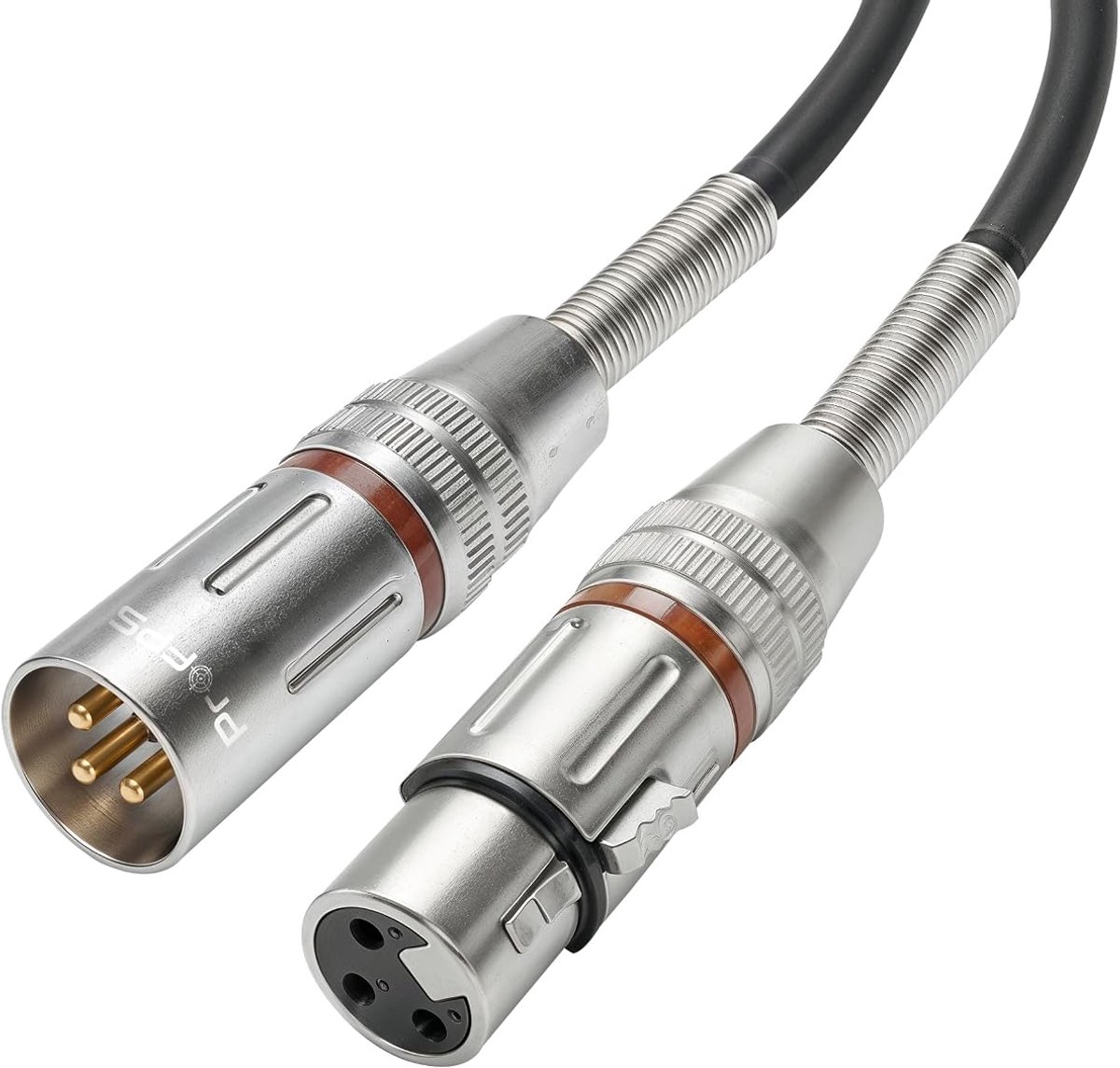 XLR microfoon kabel 300 cm - 3-pins - gebalanceerd OFC koper - professioneel ruisvrij geluid - SnelShoppen
