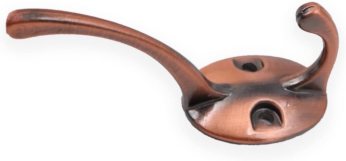 Tiardey 10 stuks vintage metalen wandhaken voor het ophangen van jassen, hoeden, sjaals, kleding en tassen
