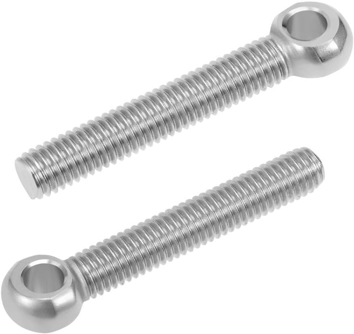 sourcing map 2 stuks M8 x 40 mm 304 roestvrij staal machine schouder hefoogschroef draad M8x50mm-2pcs