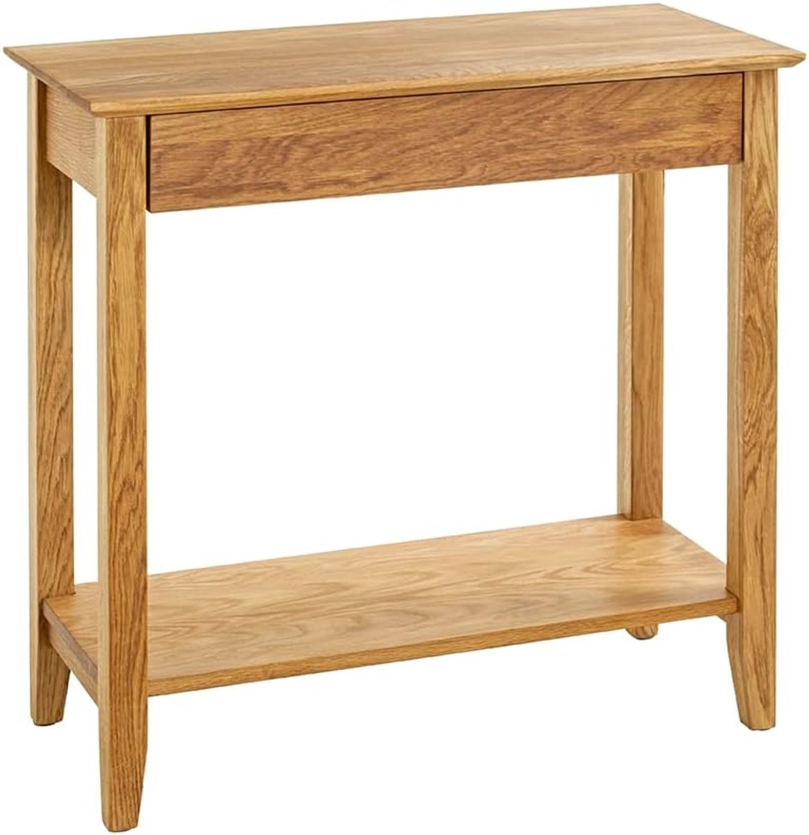 Console eiken, Massief hout - Maat: B 75 cm x H 75 cm x D 35 cm, Stijl: Traditioneel