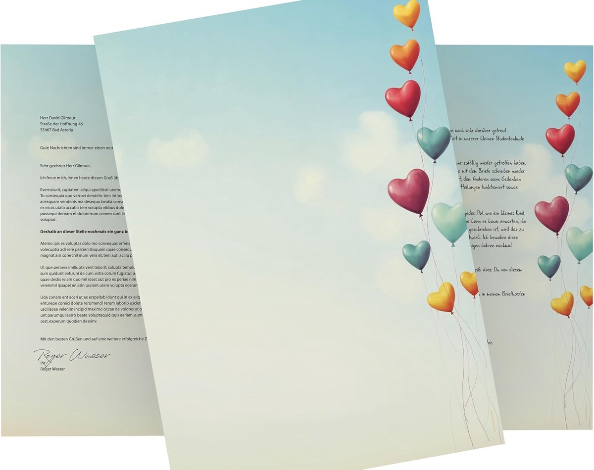 Is In The Air - Motiefpapier en bedrukte enveloppen