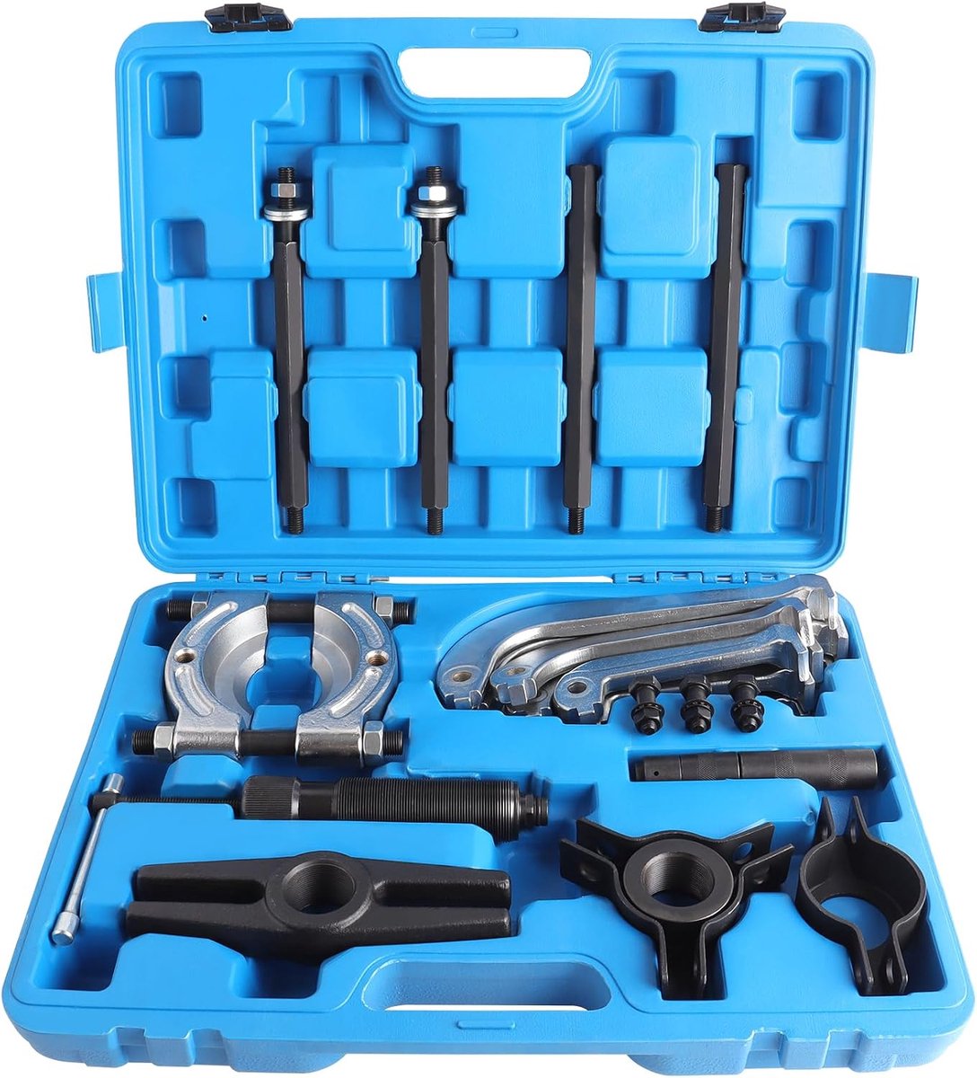 Trekker set 2-armig en 3-armig, 22-TLG. 10 ton trekkracht, tandwieltrekker verwijderen lagerscheider