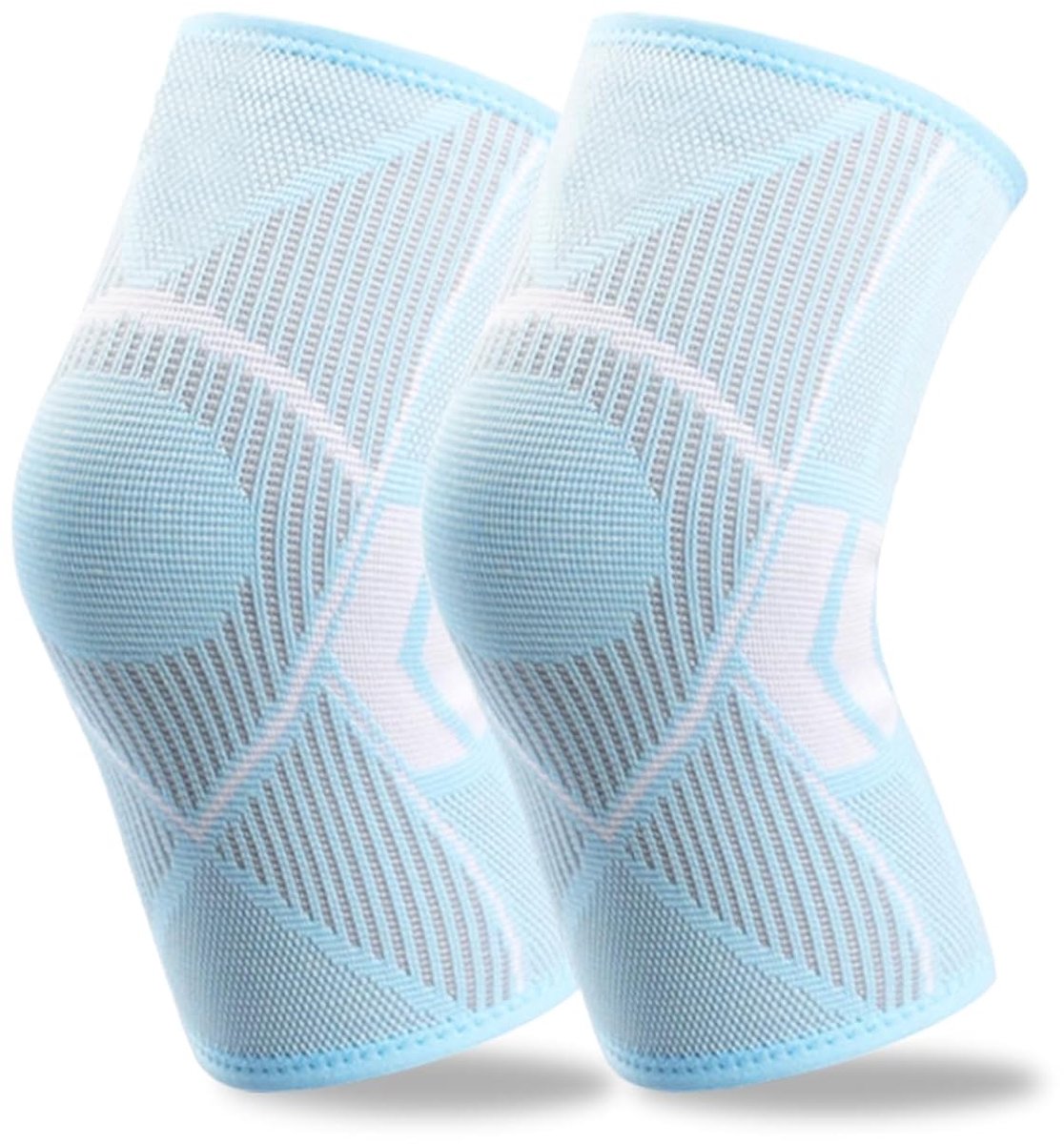 Kniebrace, 2-Pack Compressie Kniesteunhoes Voor Mannen En Vrouwen, Ademende Brace, Kniebandage Voor Arthritis, ACL, Gewrichtspijn, Kniepijn, Meniscus, Hardlopen, Volleybal En basketbal