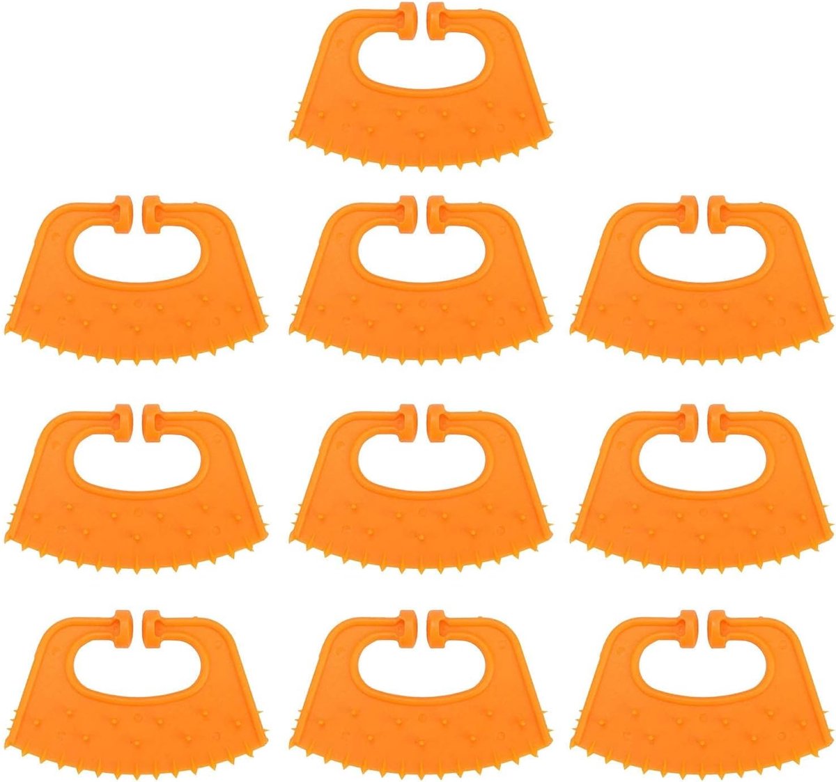 10 stuks kalf spenen neusringen koe spenen spikring plastic doorn anti-zuig koe kalf veevoer Weaner Preventor neusring clip