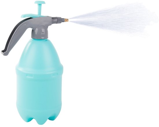 MOZY® - Onkruidspuit - 3 Liter - Turquoise - Drukspuit - Verstelbare Sproeikop - Plantenspuit - Waterverstuiver - Handpomp van MOZY — afbeelding 4