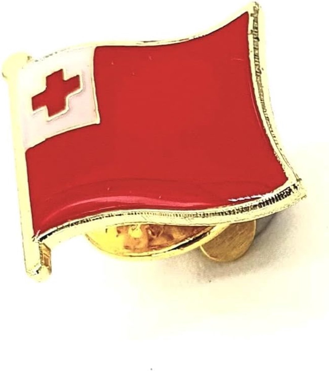 Metalen Land Vlag Pin Badge