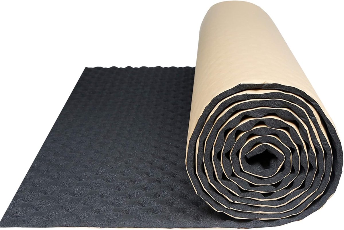 Sourcing map Auto geluidsdemper - geluidsisolatiemat - afmetingen: 10,76 m² / 50 x 200 cm