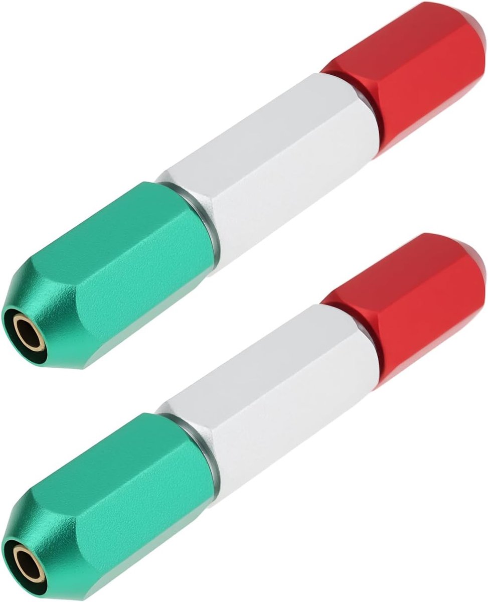 2 stks 3-4mm Double-Ended Aluminiumlegering Pin Gage Handvat voor Machines Productie Automotive