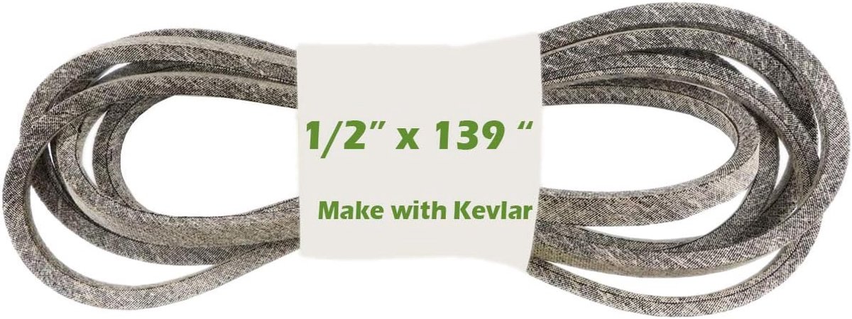 1/2 x 139" Grasmaaier Maaidek Riem Tractor Aandrijfriem Maken met Kevlar Vervangen voor John Deere GX20305 GY20571 forSnapper 1-4800 7014800 7014800YP