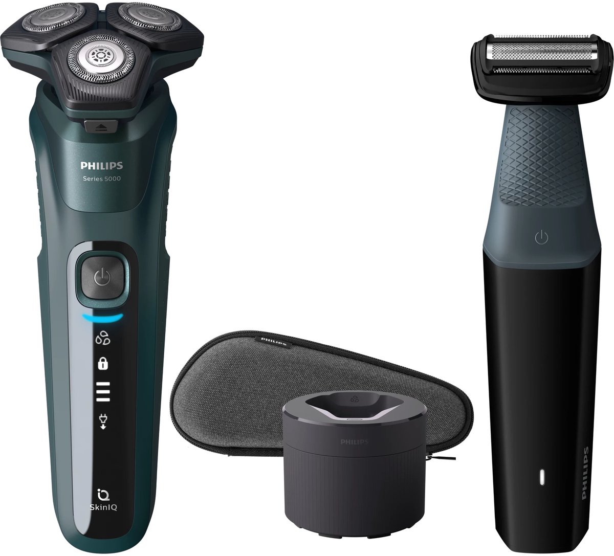 Bol.com Philips Shaver series 5000 S5584/57 - Wet & Dry - Scheerapparaat incl. Bodygroomer aanbieding
