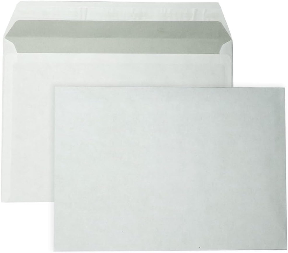 Enveloppen EA5 - 156 x 220 mm - Wit - Zelfklevend met plakstrip - Perfect voor uw administratie - SnelShoppen
