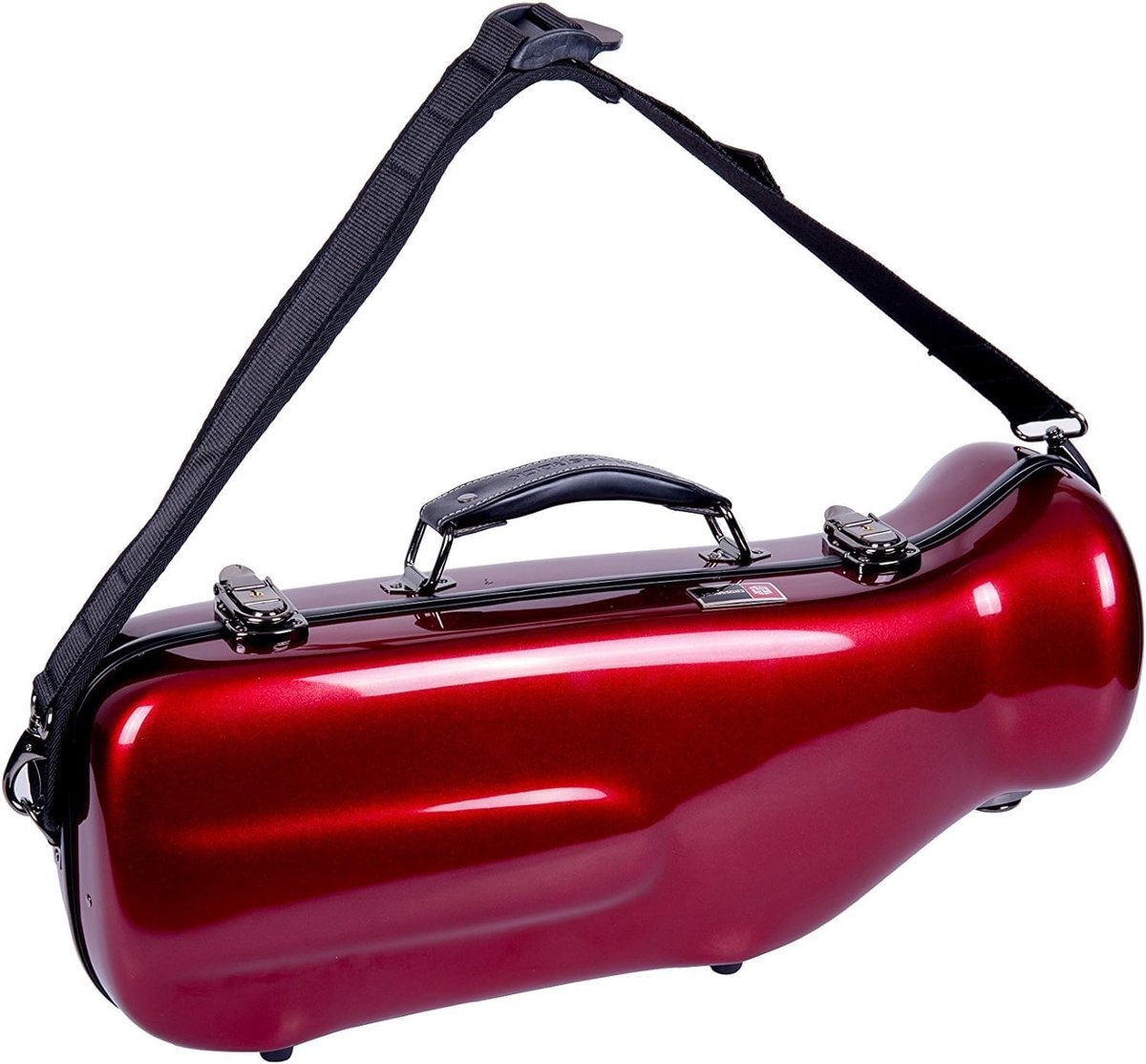 Glasvezel Case voor Trompet met Verwijderbare Schouderriemen-Rood (CRF1020TRRD)