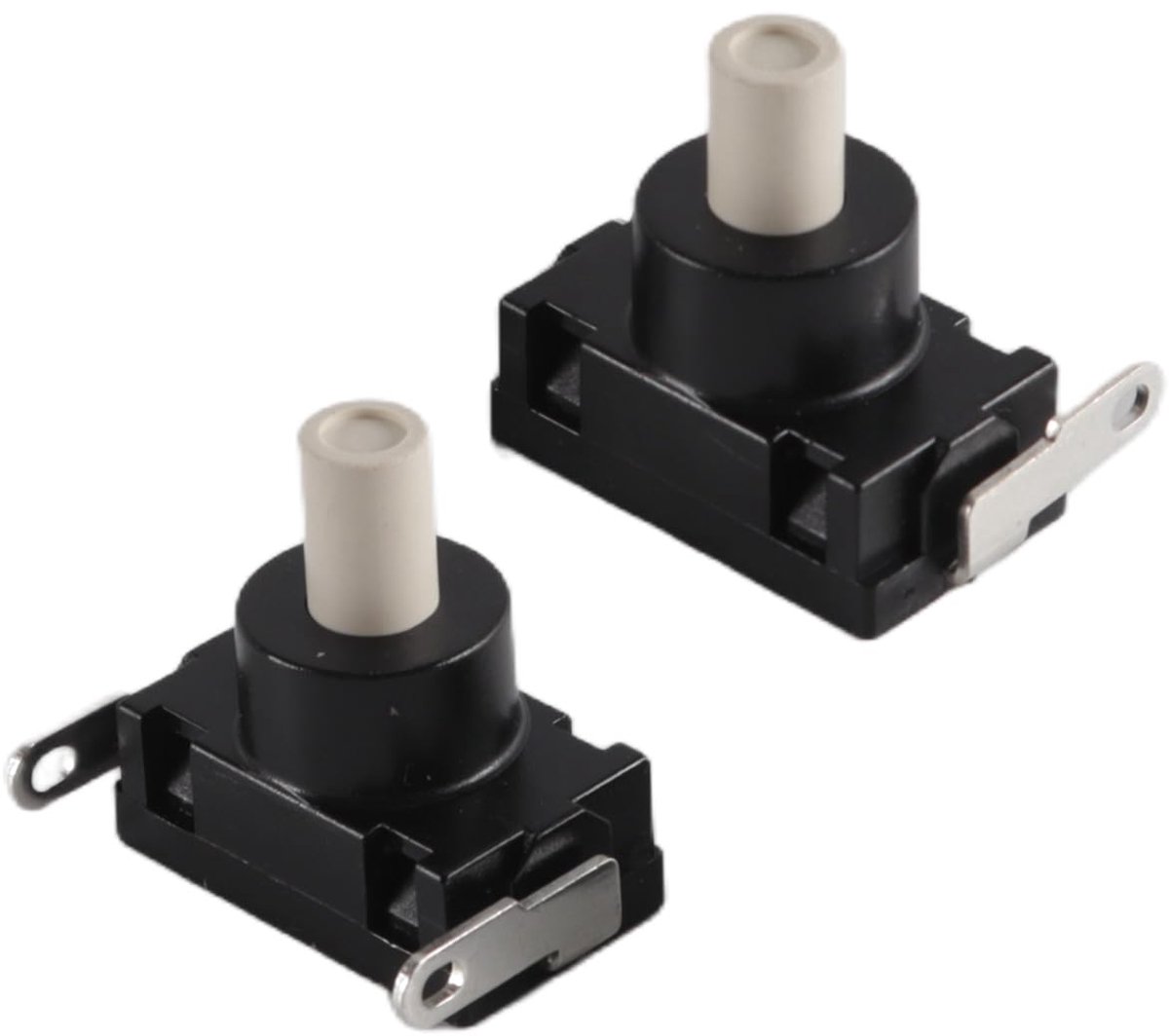 Drukknop schakelaar 2 pin 16A/125V - robuust ontwerp - geschikt voor stofzuigers - betrouwbare prestaties - ShopVlot
