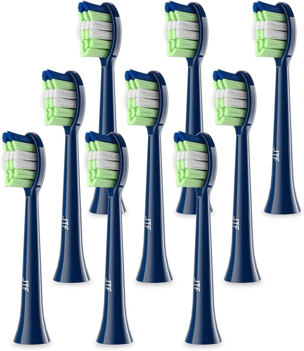 Tandenborstel vervangende opzetborstels - 9 stuks - Medium zachte haren - Langdurige mondverzorging - ShopVlot