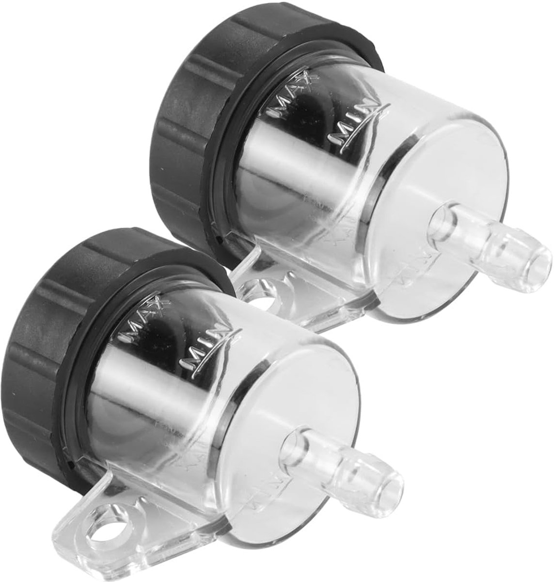 Motorfiets rempomp olie reservoir 2 stuks - transparant ontwerp - controleer vloeistofniveau - ShopVlot