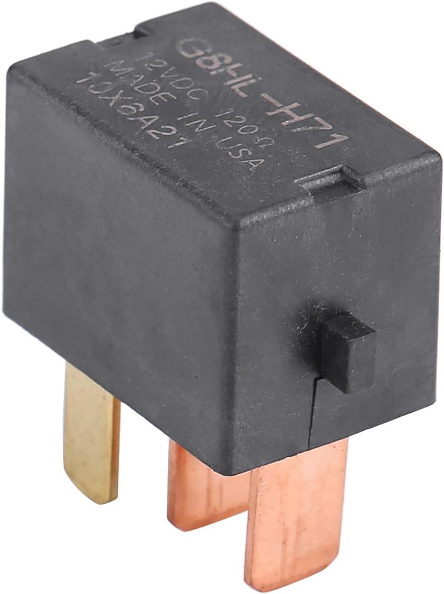 Compressor relais - zwart plastic - betrouwbare vervangingsonderdeel - lange levensduur - ShopVlot