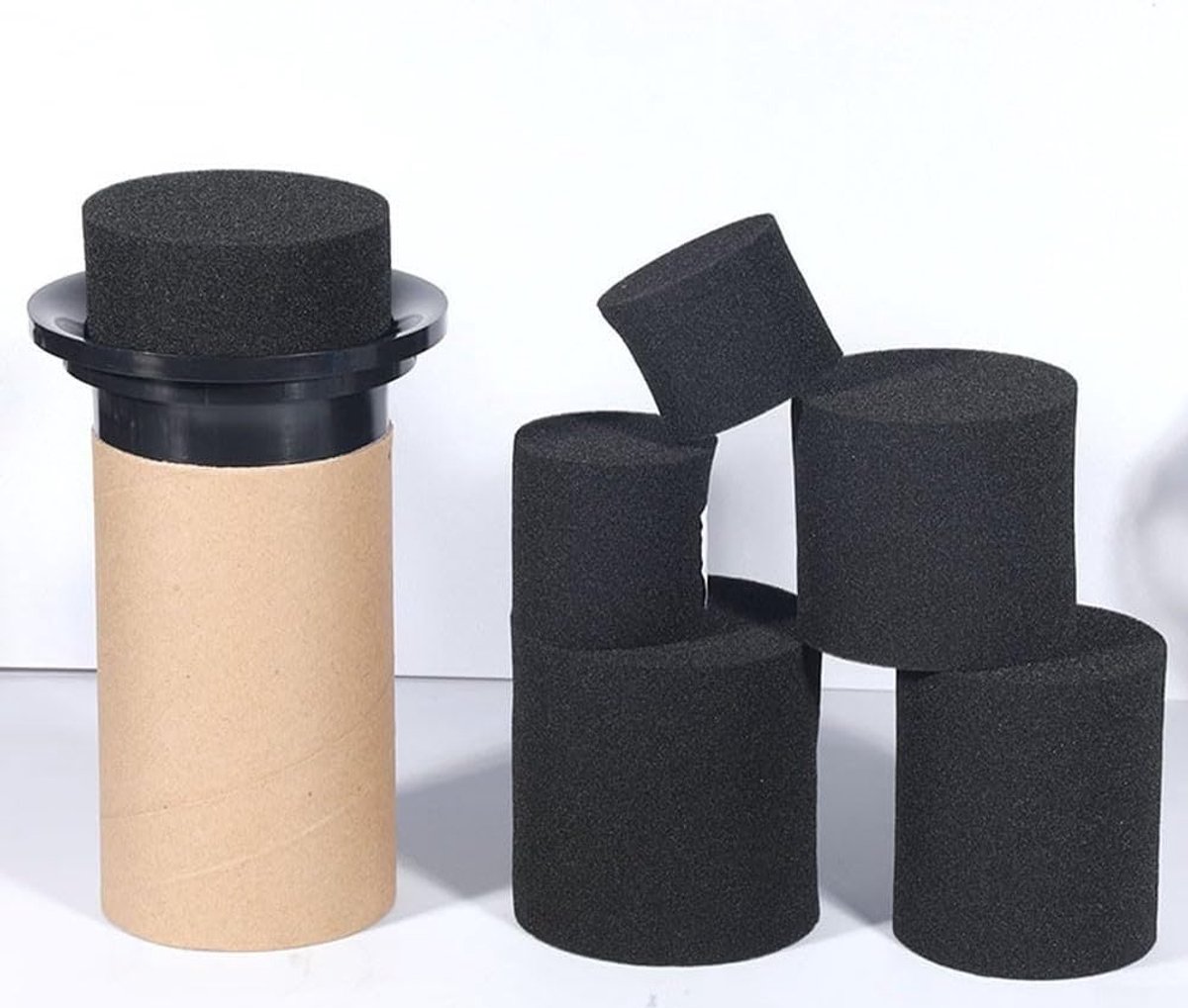 Foam speaker port bungs 60x50 - open cell foam - reduceert ongewenste bassen - verbetert geluidskwaliteit - ShopVlot