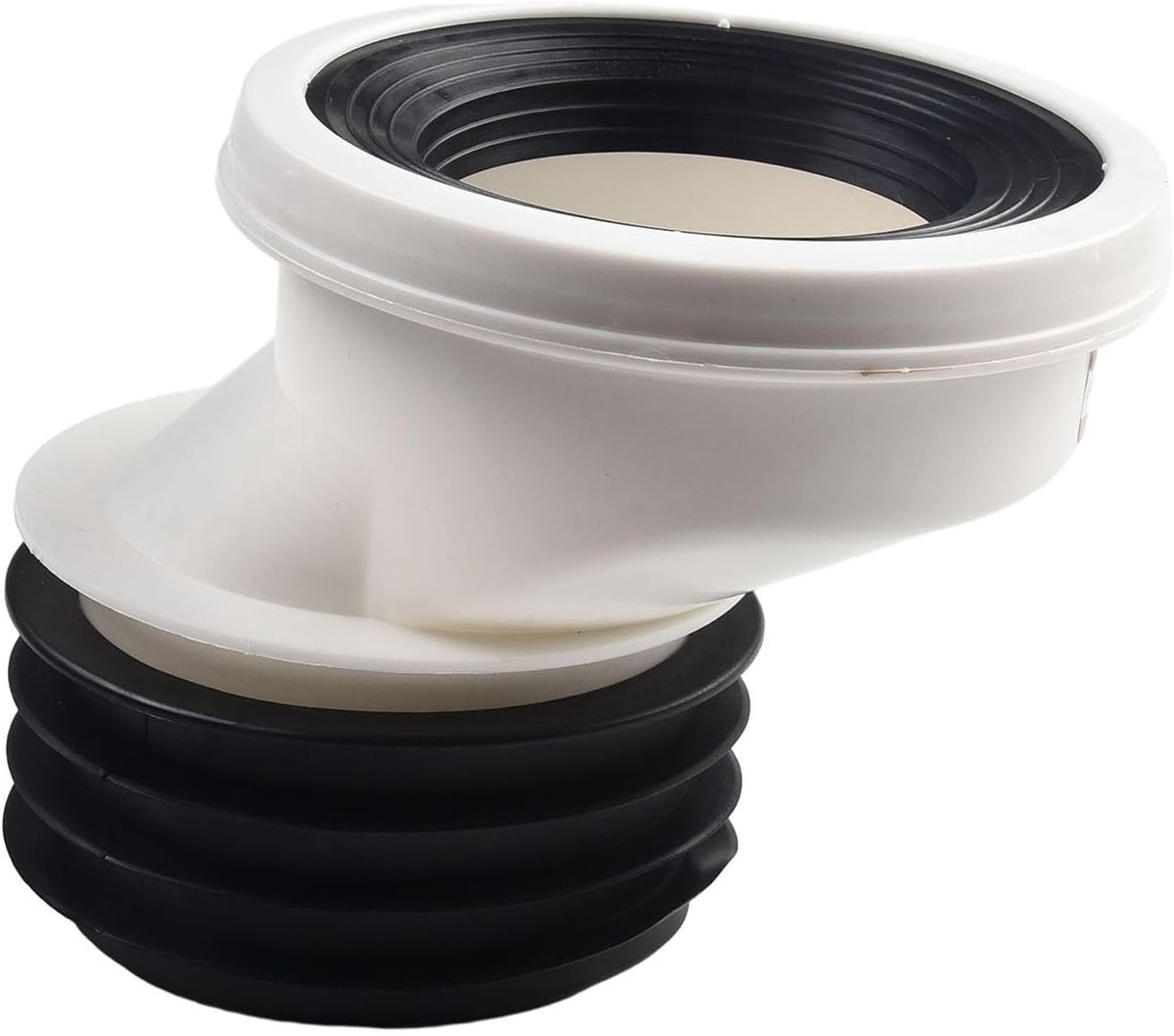 Toiletverbinding set - recht of excentrisch ontwerp - PVC toiletconnector - lekvrije aansluiting - ShopVlot